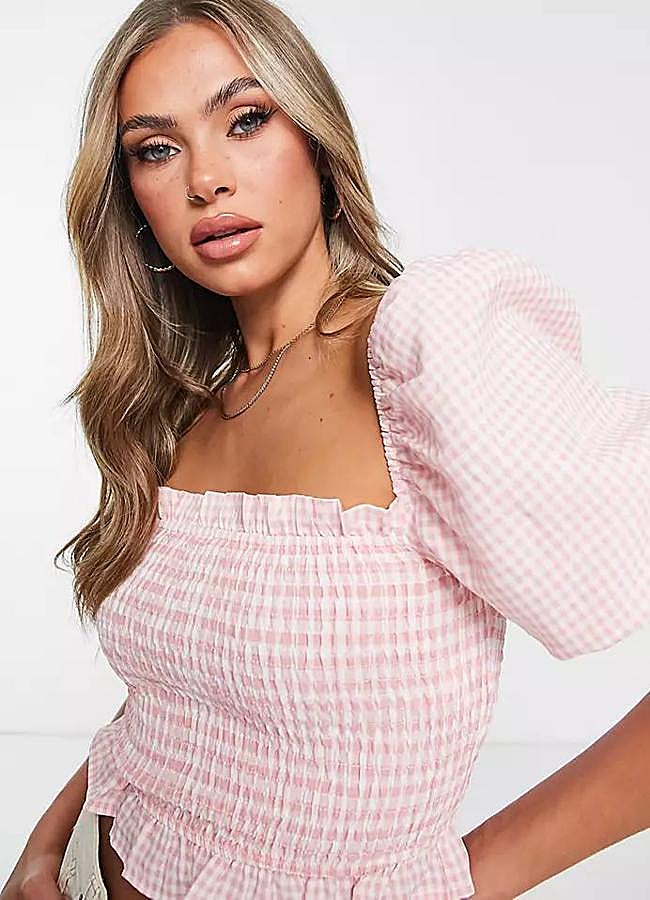 Imagen - Blusa de vichy estilo mesonera