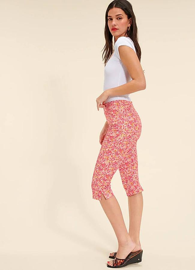 Imagen - Pantalones capri con floral print