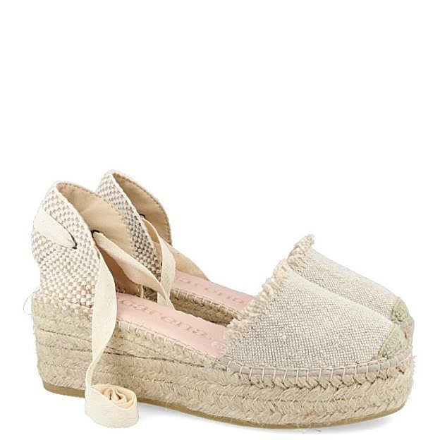 Alpargatas de lino Macarena Saura 34 de Macarena Shoes.