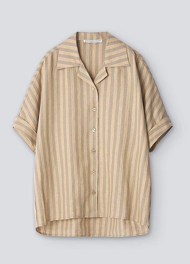 Imagen - Camisa de mujer de lino de Adolfo Domínguez.