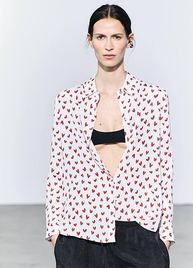 Imagen - Camisa con estampado de corazones