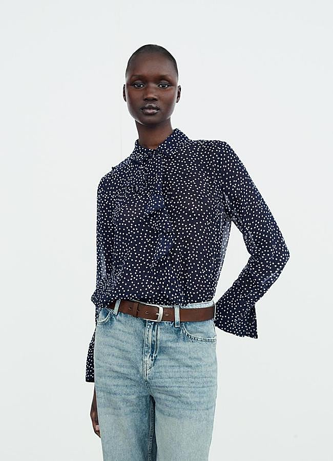 Imagen - Blusa de lunares con volantes