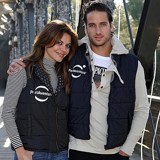 La ex Miss España y el ex de Alba Carrillo, en un evento promocional. 