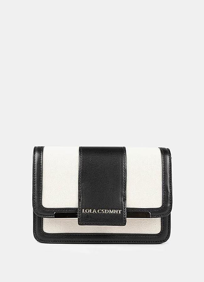 Imagen - Bolso rígido bicolor de Lola Casademunt.