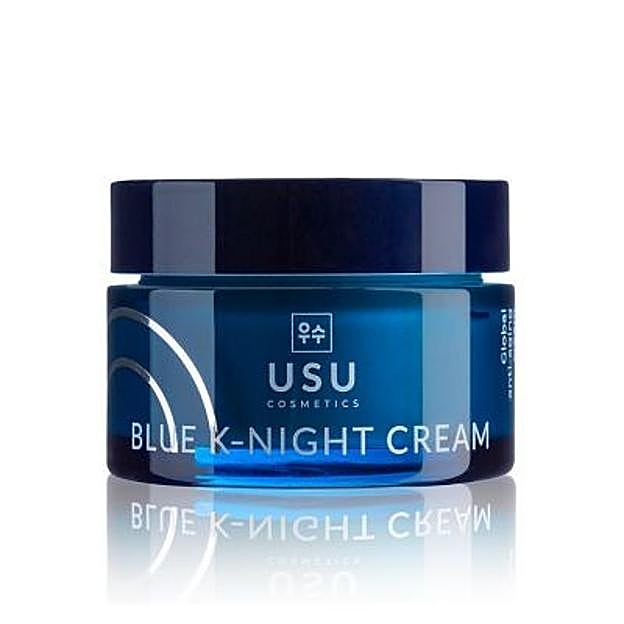 Usu Cosmetics Blue K Night Cream.