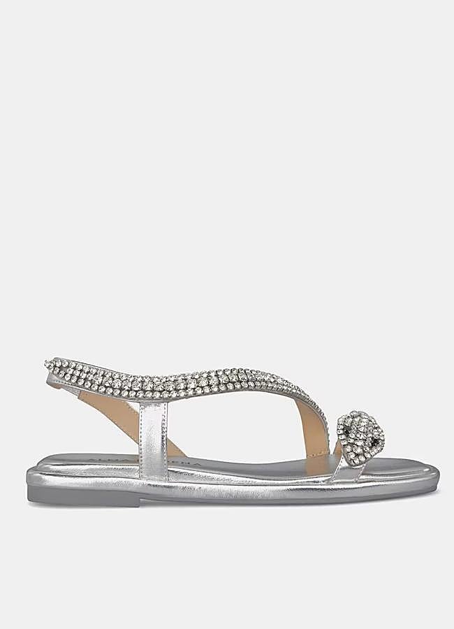 Imagen - Sandalias plateadas de pedrería de Alma en Pena.