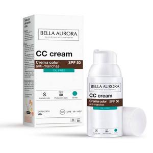CC Cream Antimanchas Oil Control SPF50+ de Bella Aurora