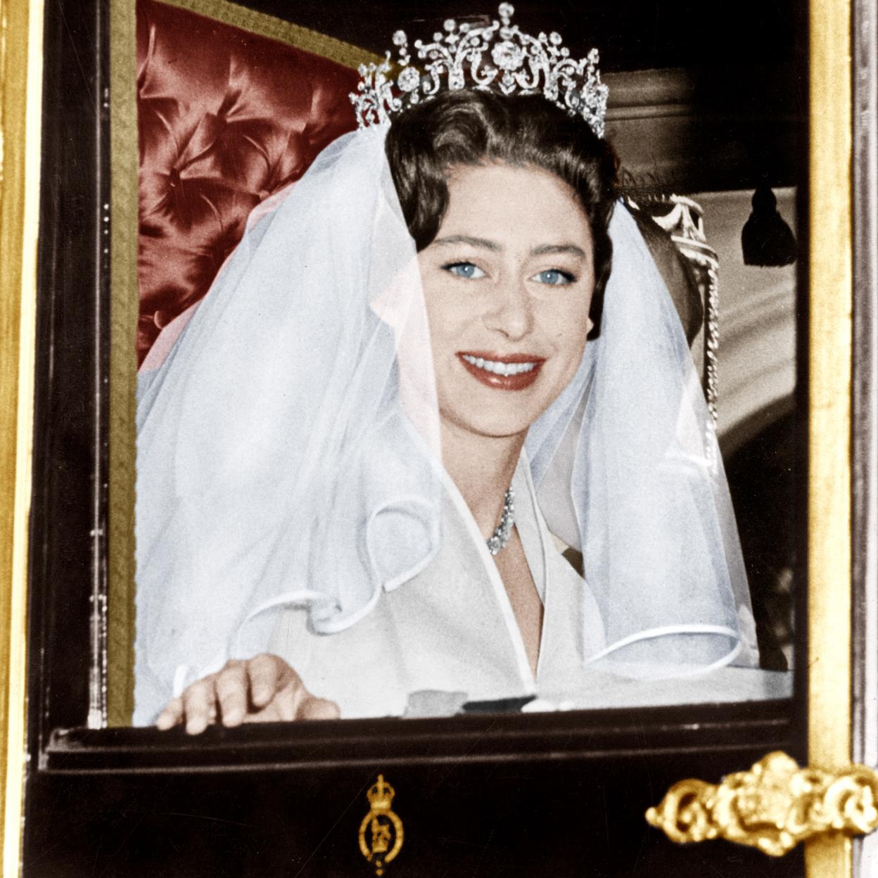 La princesa Margarita, el día de su segunda boda. 