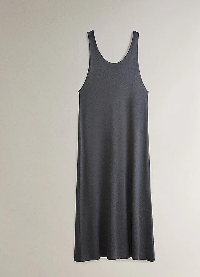 Imagen - Vestido con tirantes en gris de Zara Home.