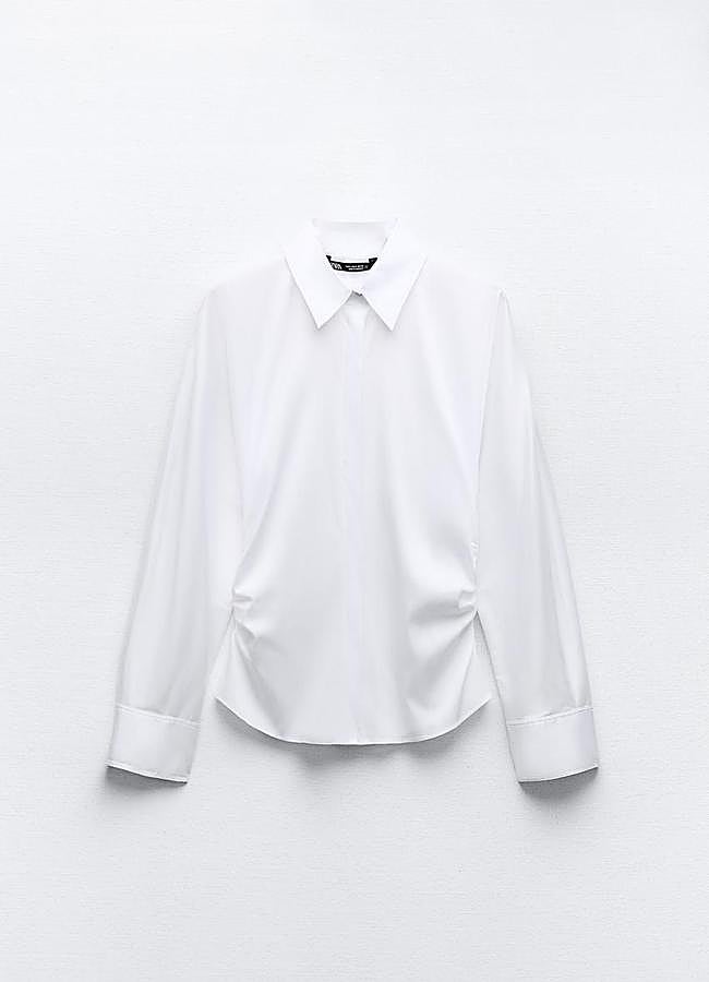 Imagen - Camisa fruncido de Zara.