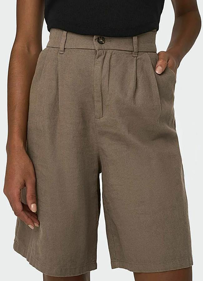 Imagen - Bermuda marrón de Only, 26,99 euros.
