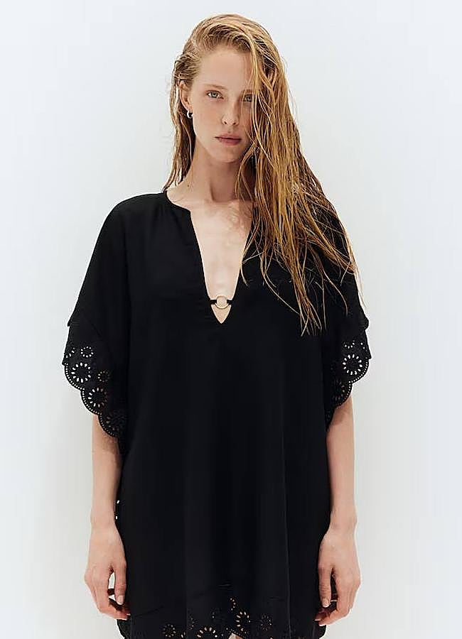 Imagen - Vestido túnica corto bordado