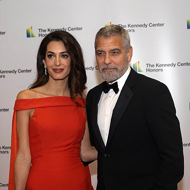 Amal y George Clooney. 