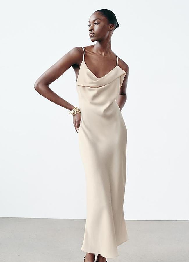 Imagen - Vestido lencero satinado de Zara (35,95€)