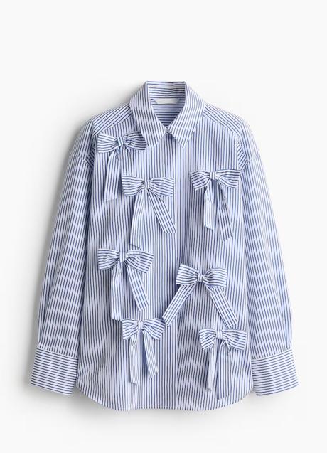 Imagen - Camisa de rayas con lazos de H&M (39,99 euros)