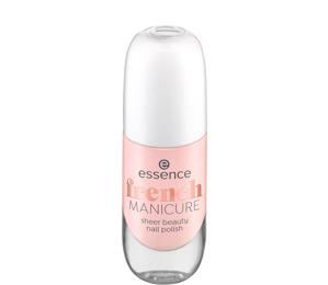 Pintauñas estilo manicura francesa de Essence