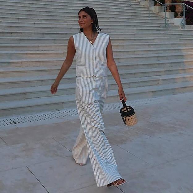 Trajes de verano que llevar como look de oficina o diario bien fresquita y elegante