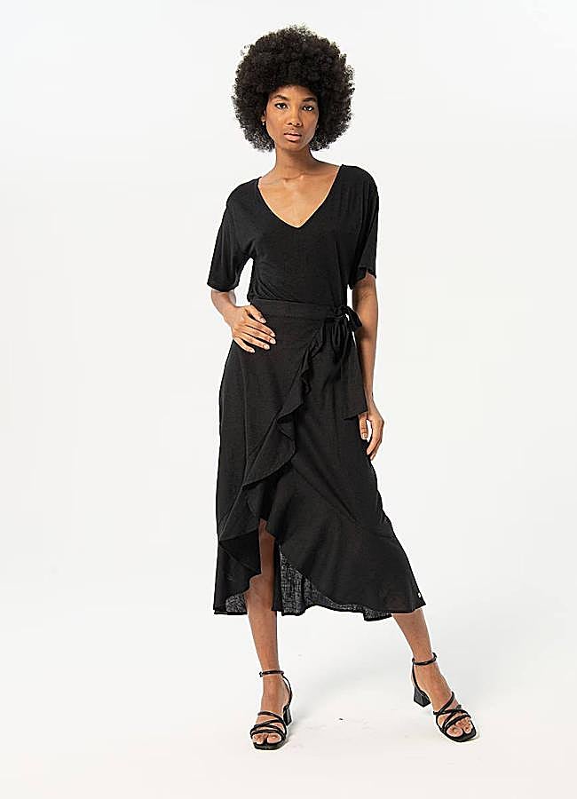 Imagen - Falda pareo con volantes