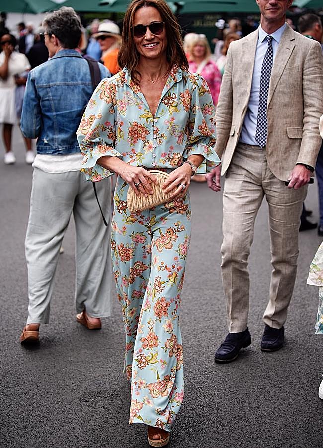 Imagen - Pippa Middleton con un mono print. / GTRES