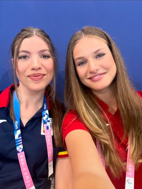 El selfie de las hijas de Felipe VI y Letizia que tanto ha dado que hablar. 