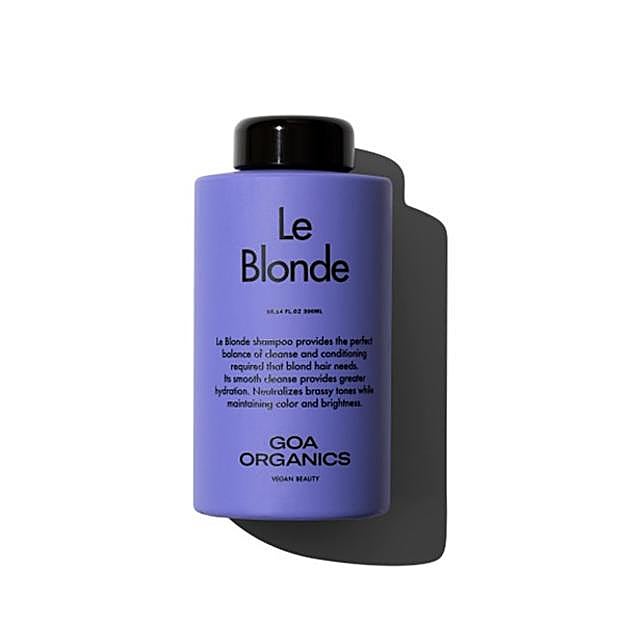 Champú Le Blonde de Goa Organics.