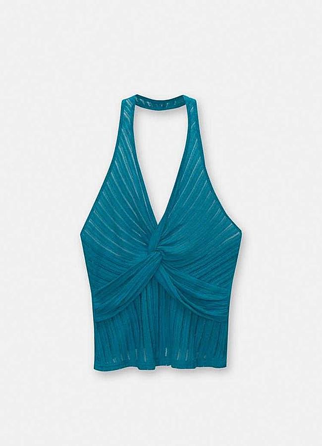 Imagen - Top halter crochet nudo de Pull and Bear (17,99€)