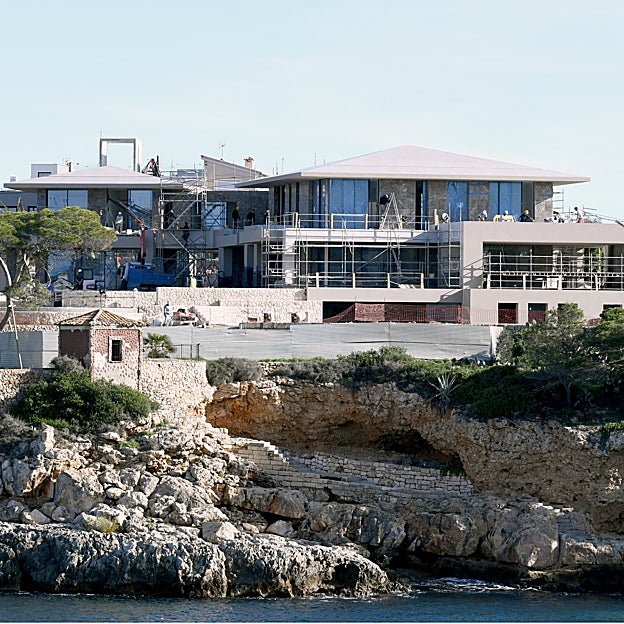 La casa de Rafa Nadal cuando las obras estaban a punto de concluir. 