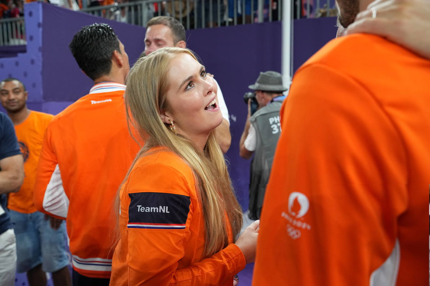 Imagen - Amalia de Holanda completó su look con pendientes de aro. / GTRES