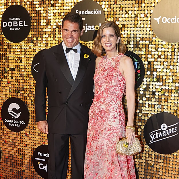 Margarita Vargas y Luis Alfonso de Borbón, en la gala Starlite de Marbella. 