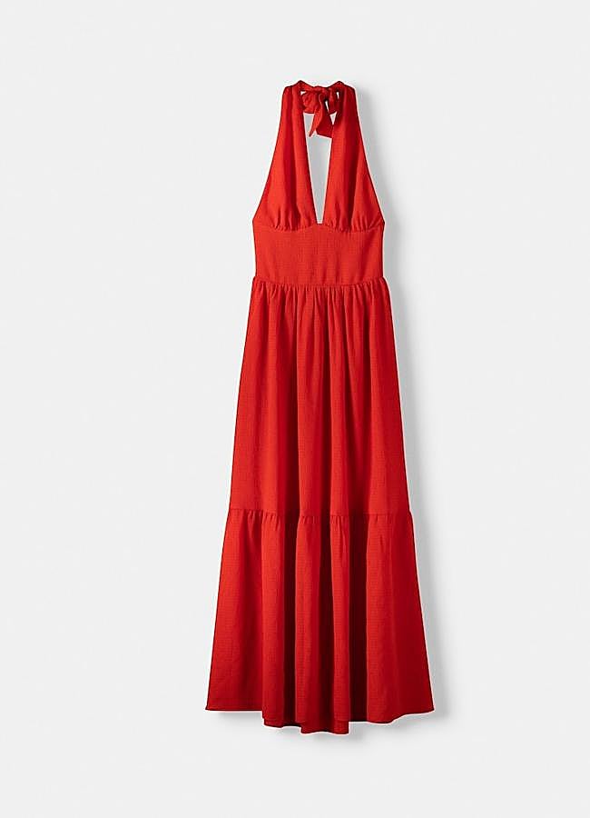 Imagen - Vestido rojo de Bershka, 25,99 euros.