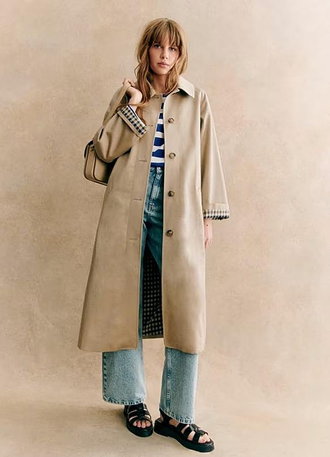 Imagen - Gabardina clásica de Sézane, 260 euros.