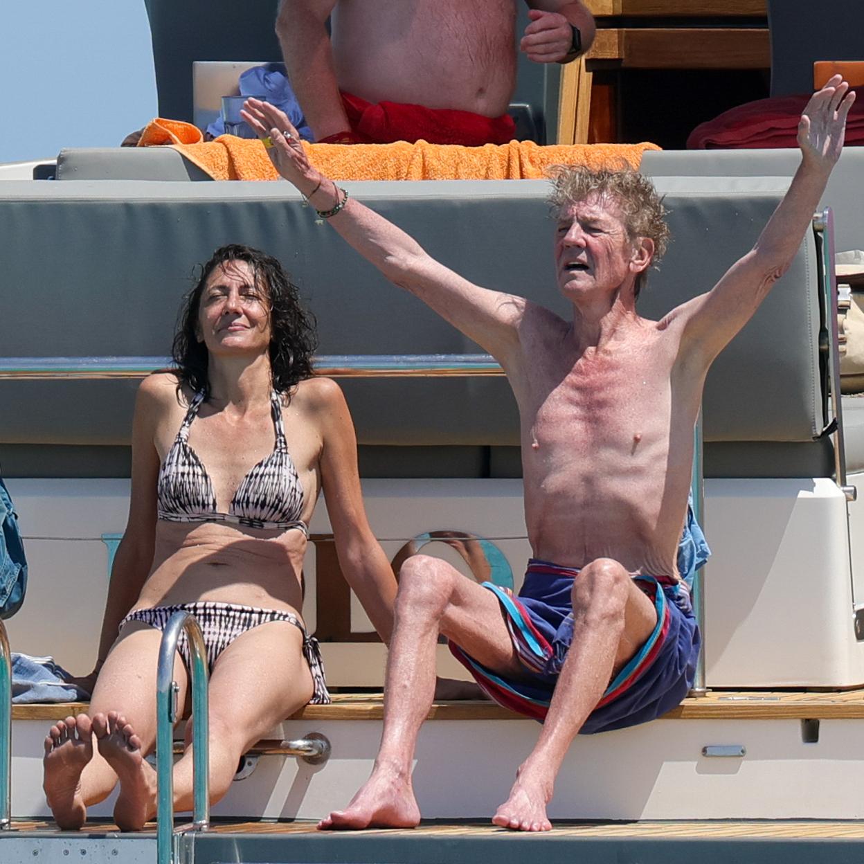 Ernesto de Hannover y Claudia Stilianopulos. 