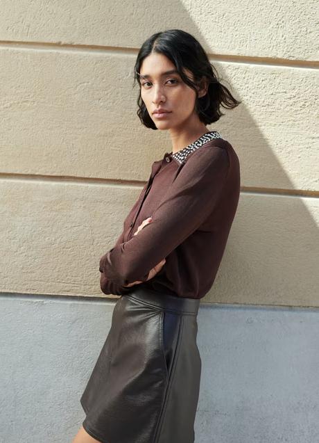 Imagen - Mini falda de piel de H&M (39,99 euros)