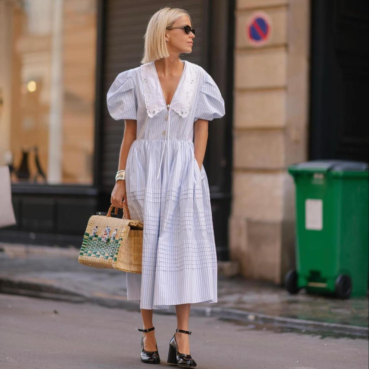 Un look con un bolso portugués de Heimat Atlántica.