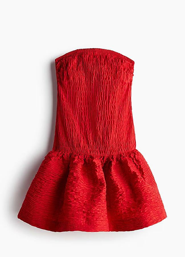 Imagen - Vestido corto con volante de H&M, 59,99 euros.