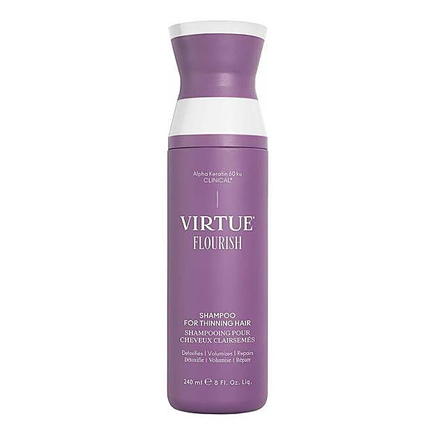 Flourish Shampoo for thinning hair de Virtue. Precio: 48,99 euros