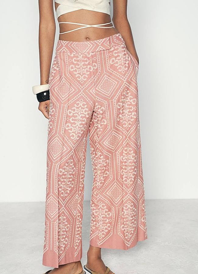 Imagen - Pantalones estampados tipo culotte