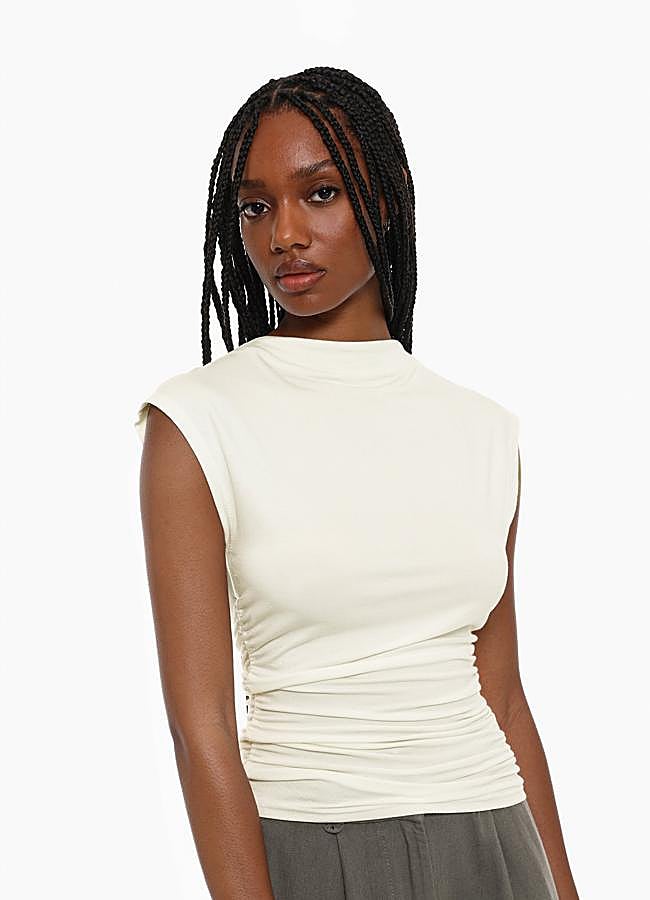 Imagen - Top fruncido en blanco de Lefties.