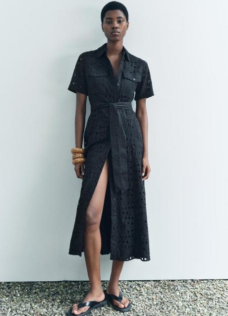 Imagen - Vestido negro de Zara (59,99 euros)