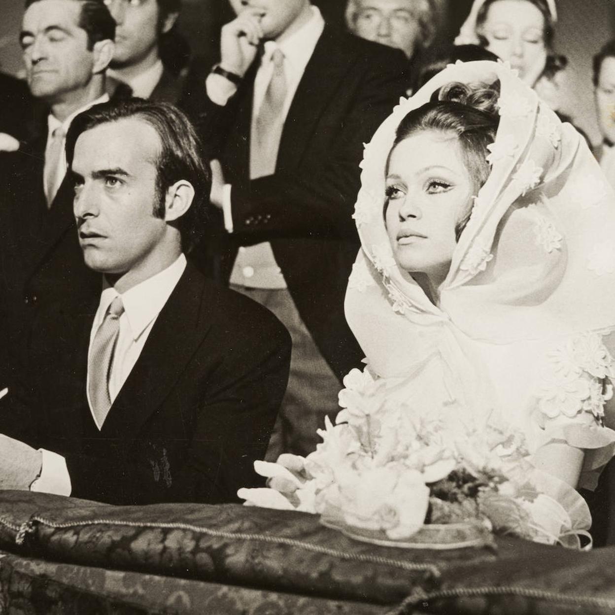 Marisol y CArlos Goyanes, el día de su boda.