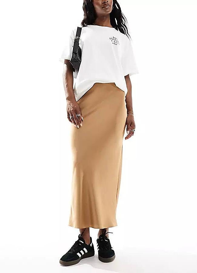 Imagen - Falda satinada recta