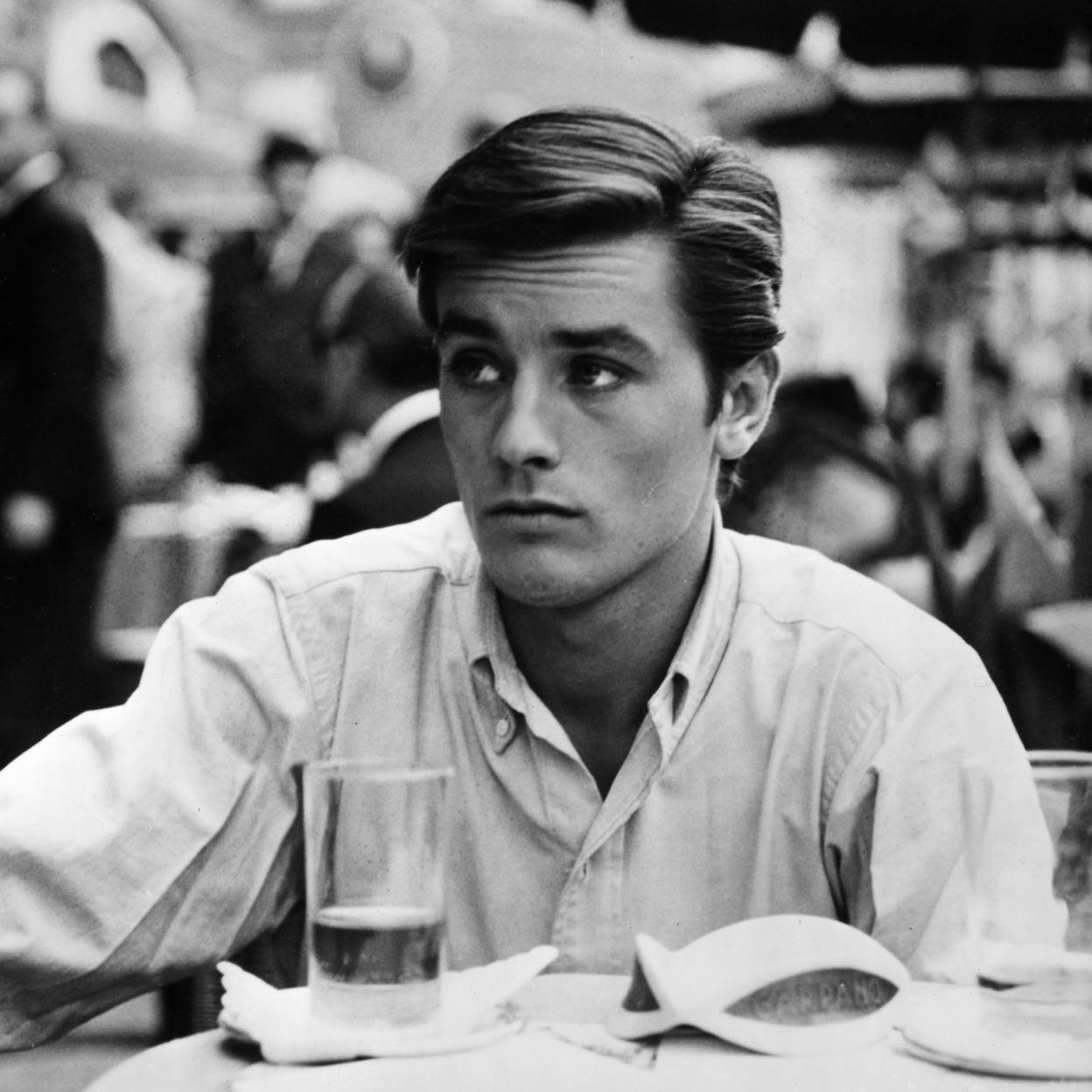 Alain Delon fue alabado más por su belleza, nada convencional, que por su talento como actor. 
