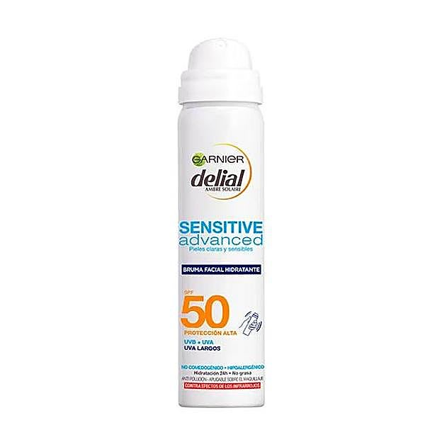 Delial Sensitive Advanced Bruma Facial Hidratante SPF50 de Garnier