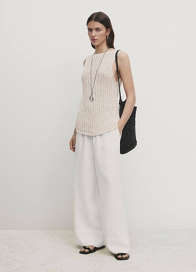 Imagen - Pantalones joggers estilo palazzo