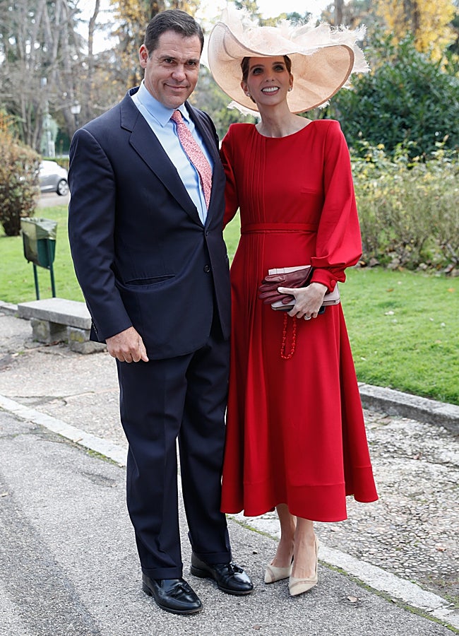 Imagen - Margarita Vargas y Luis Alfonso de Borbón, en la boda de la estlista Cristina Reyes el año pasado. GTRES.