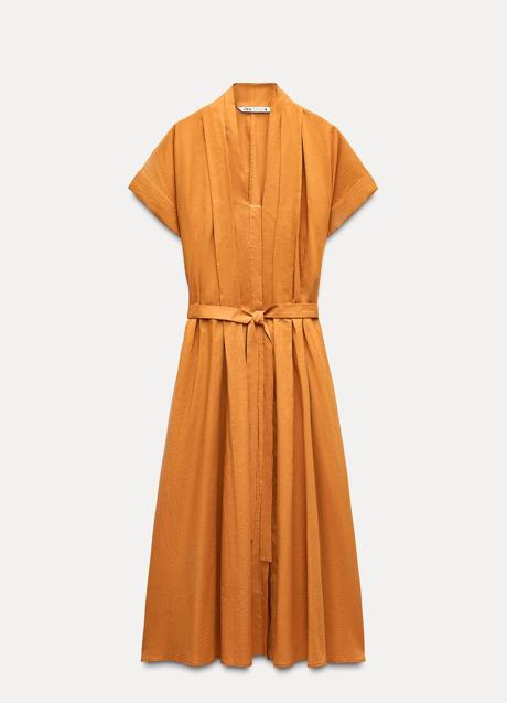Imagen - Vestido naranja de Zara (45,99 euros)