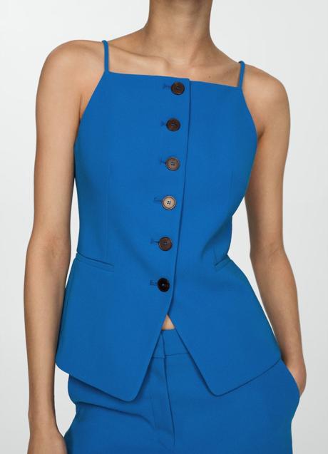 Imagen - Chaleco azul de Mango (35,99 euros)
