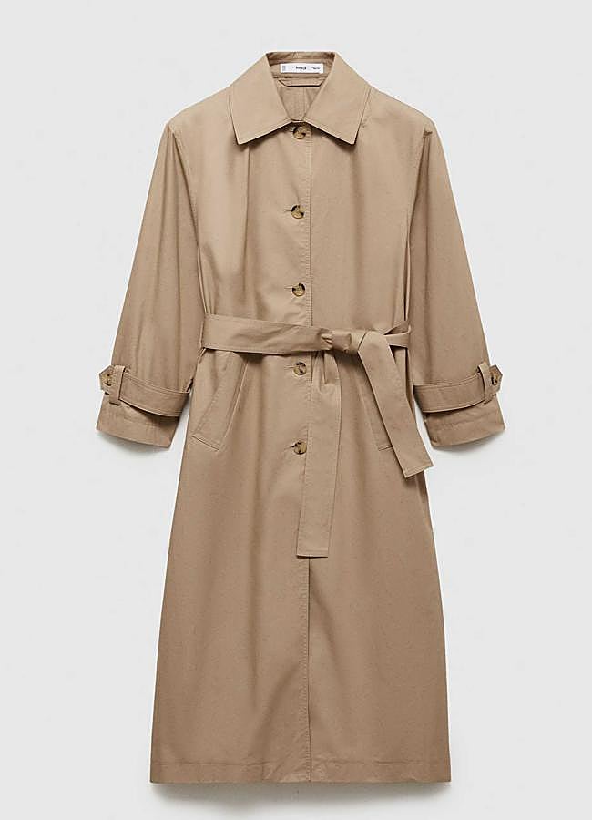 Imagen - Trench algodón cuello camisero de Mango (79,99€)