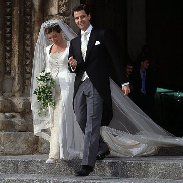 Xandra Falcó y Jaime Carvajal se casaron el 30 de mayo de 1998. 