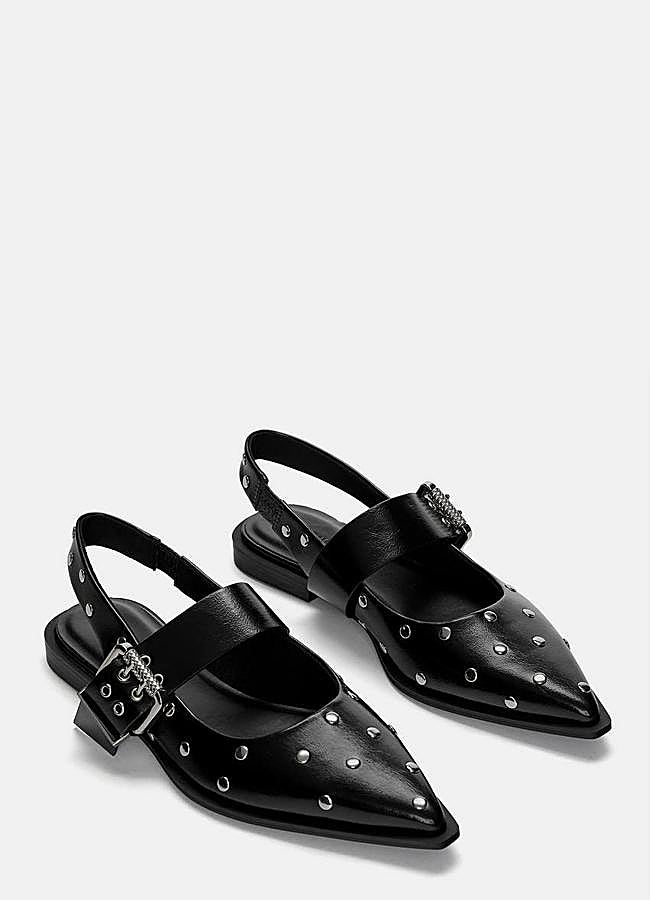 Imagen - Bailarinas destalonadas con tachas